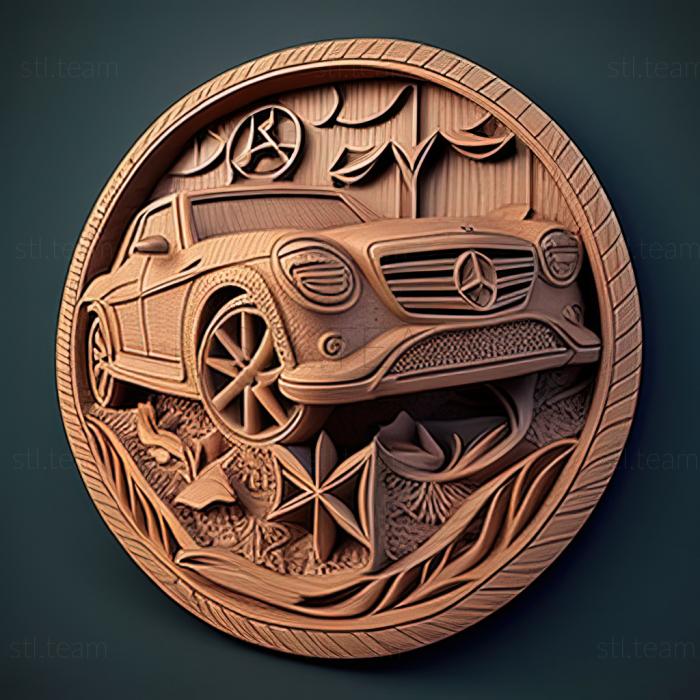 3D model Mercedes Benz W203 (STL)
